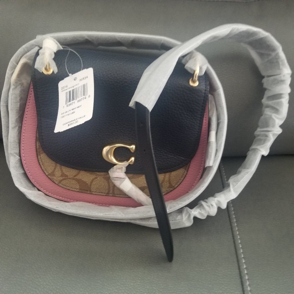 Coach crossbody leather bag